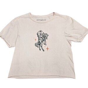 Fifth Sun Legends Of The Rodeo‎ World Tour Graphic Tee XS Cowboy Cowgirl Horse